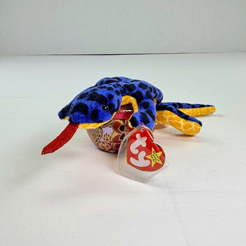 Ty Beanie Baby 1995 Lizzy The Lizard Plush